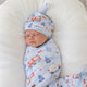 To The Rescue Organic Jersey Wrap & Beanie Set - Thumbnail 5