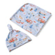 To The Rescue Organic Jersey Wrap & Beanie Set - Thumbnail 2