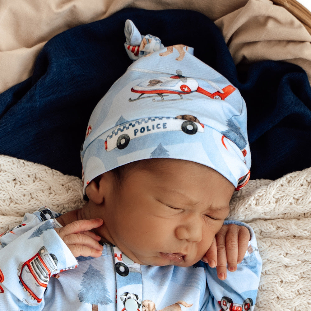 To The Rescue Organic Knotted Beanie - View 3