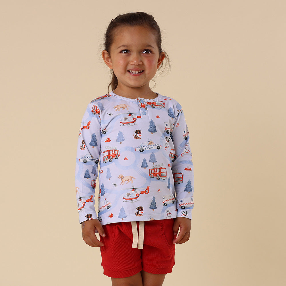 To The Rescue Organic Long Sleeve Top - View 8