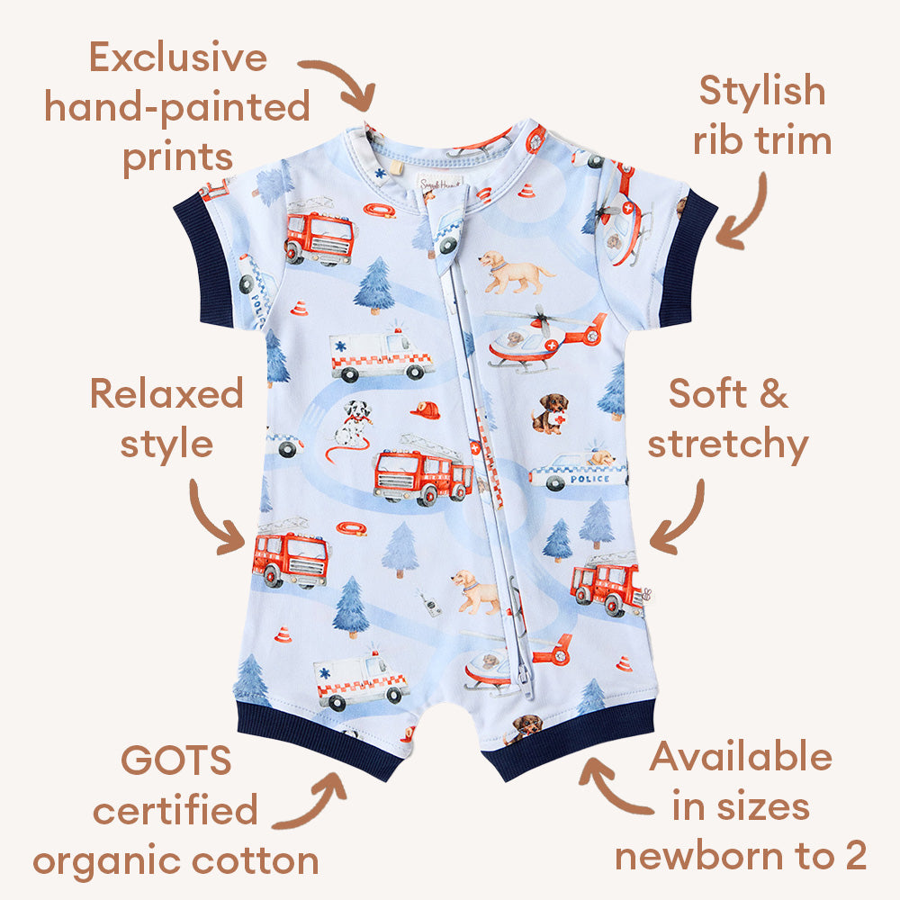 To The Rescue Organic Snuggle Shortie - View 8