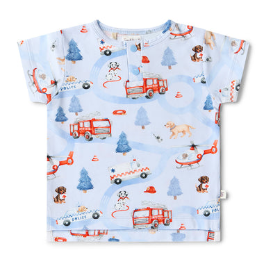 To The Rescue Organic Short Sleeve Top | Snuggle Hunny