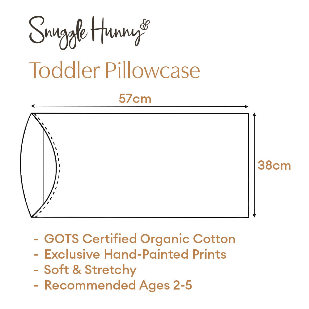 Butterfly Organic Cotton Toddler Pillowcase - View 4