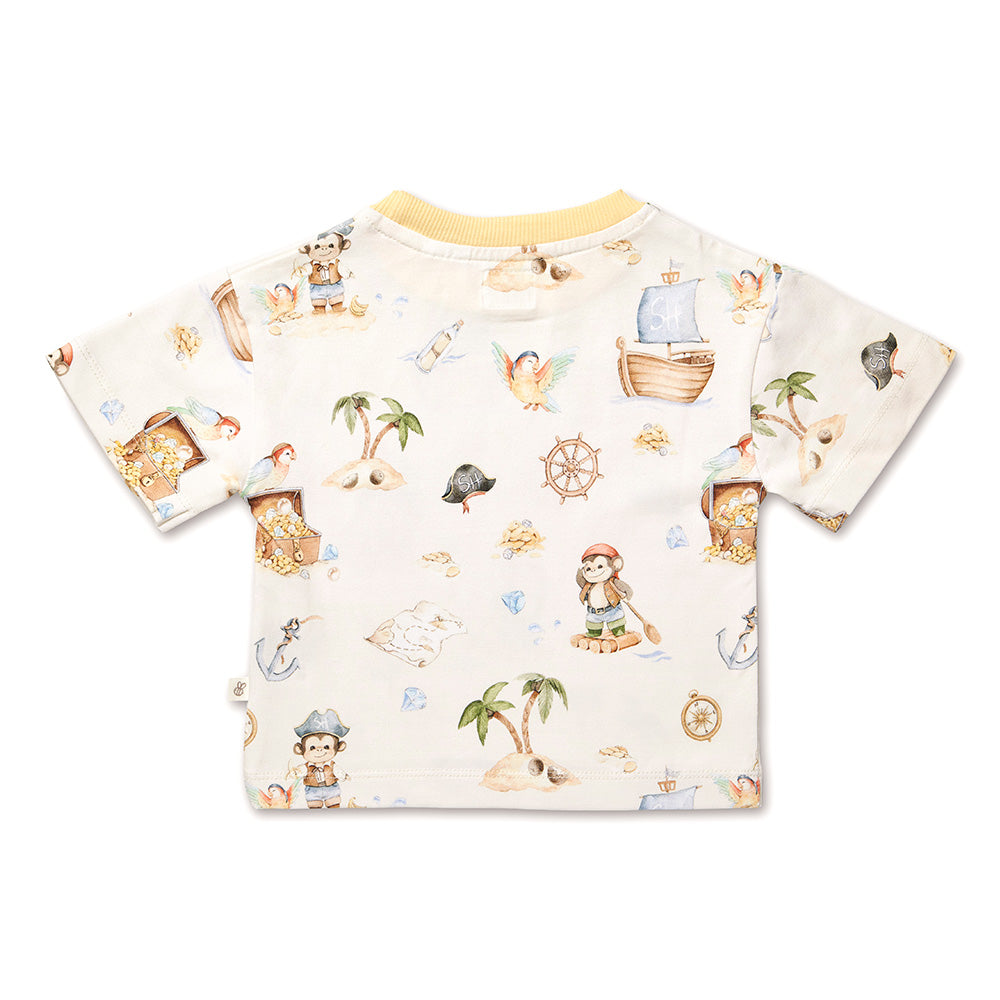 Treasure Island Organic Oversized Tee - View 8