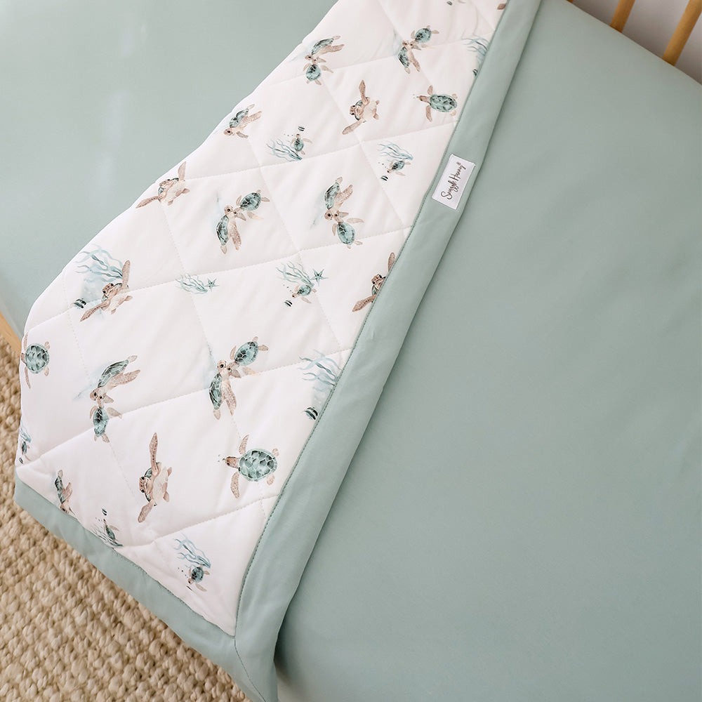 Bundle - Turtle Cot Comforter & Toddler Pillowcase - View 5