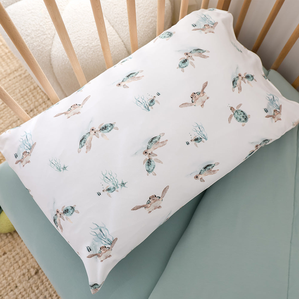 Bundle - Turtle Cot Comforter & Toddler Pillowcase - View 3