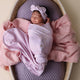 Twinkle Organic Jersey Wrap & Topknot Set - Thumbnail 3