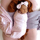 Twinkle Organic Jersey Wrap & Topknot Set - Thumbnail 4