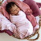 Twinkle Organic Jersey Wrap & Topknot Set - Thumbnail 6