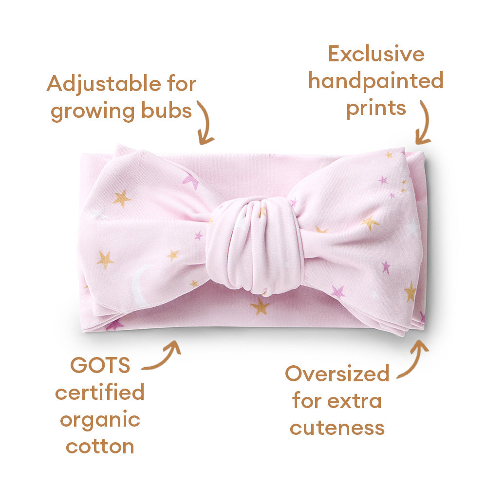 Twinkle Organic Oversized Bow - View 5