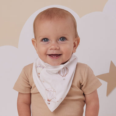 Up & Away Organic Dribble Bib | Snuggle Hunny