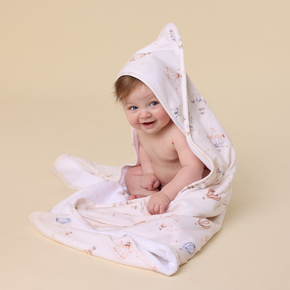 Up & Away Organic Hooded Baby Towel - View 4