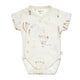 Up & Away Short Sleeve Organic Kimono Bodysuit - Thumbnail 2