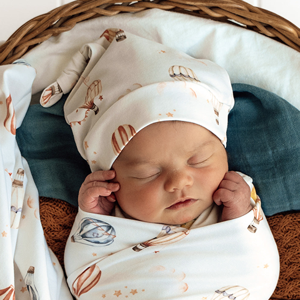 Up & Away Organic Knotted Beanie - View 1
