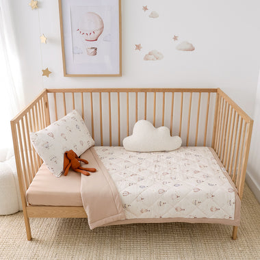 Up & Away Organic Cotton Cot Comforter | Snuggle Hunny