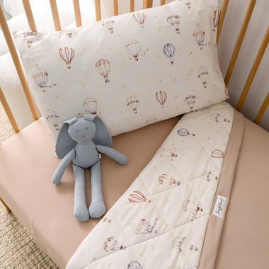 Up & Away Organic Cotton Toddler Pillowcase | Snuggle Hunny
