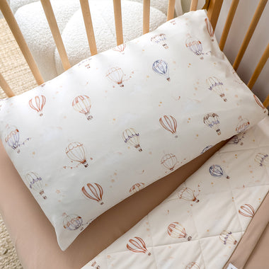 Up & Away Organic Cotton Toddler Pillowcase | Snuggle Hunny