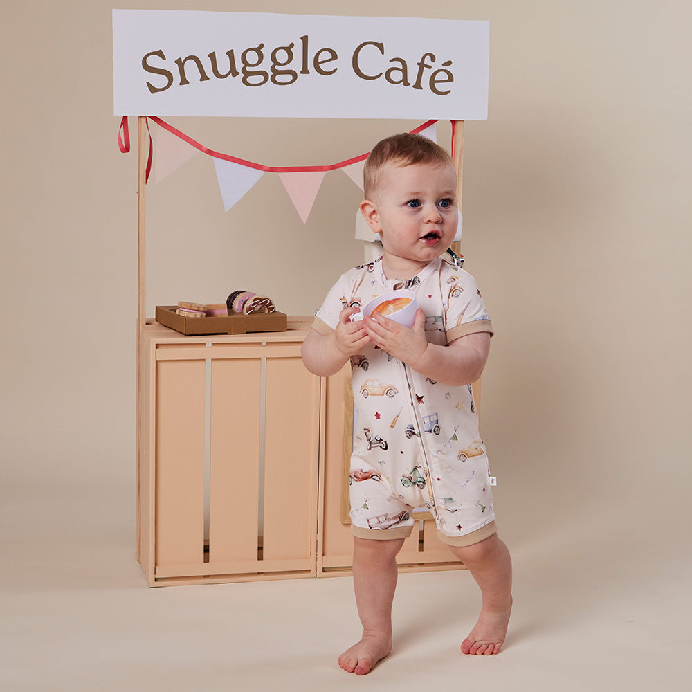 Vintage Cars Organic Snuggle Shortie - View 9