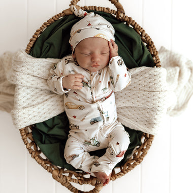 Vintage Cars Snugglesuit Convertible Romper | Snuggle Hunny