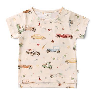 Vintage Cars Organic T-Shirt | Snuggle Hunny