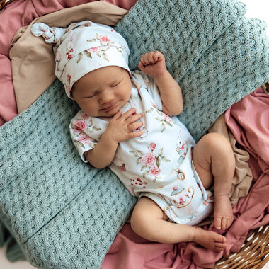 White Rabbit Organic Baby Bodysuit | Snuggle Hunny