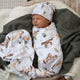 Wild Horses Organic Jersey Wrap & Beanie Set - Thumbnail 7