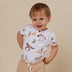 Wild Horses Short Sleeve Organic Bodysuit | Snuggle Hunny