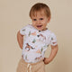 Wild Horses Short Sleeve Organic Bodysuit - Thumbnail 1
