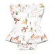 Wild Horses Short Sleeve Organic Dress - Thumbnail 2