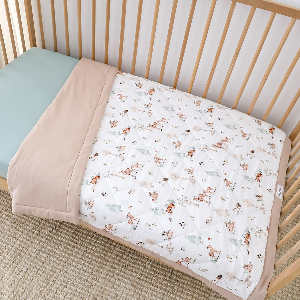Woodland Tales Organic Cotton Cot Comforter - View 1