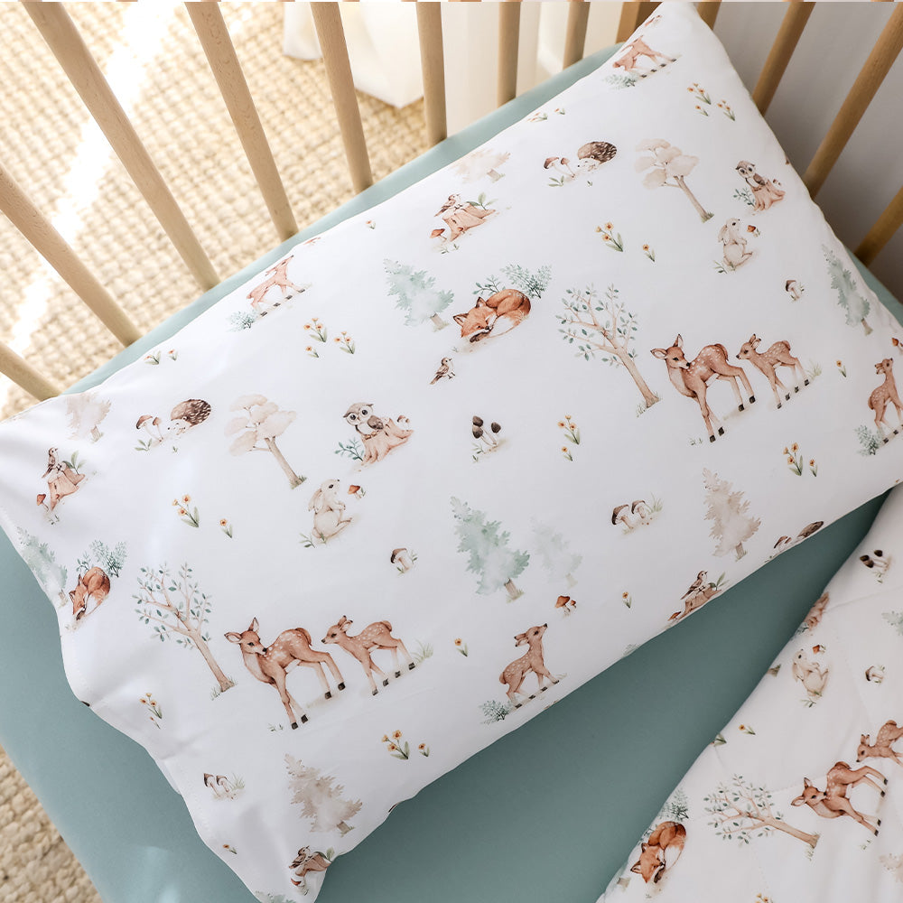 Bundle - Woodland Tales Cot Comforter & Toddler Pillowcase - View 3