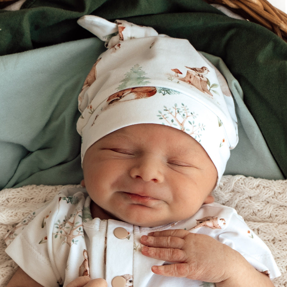 Woodland Tales Organic Knotted Beanie - View 5