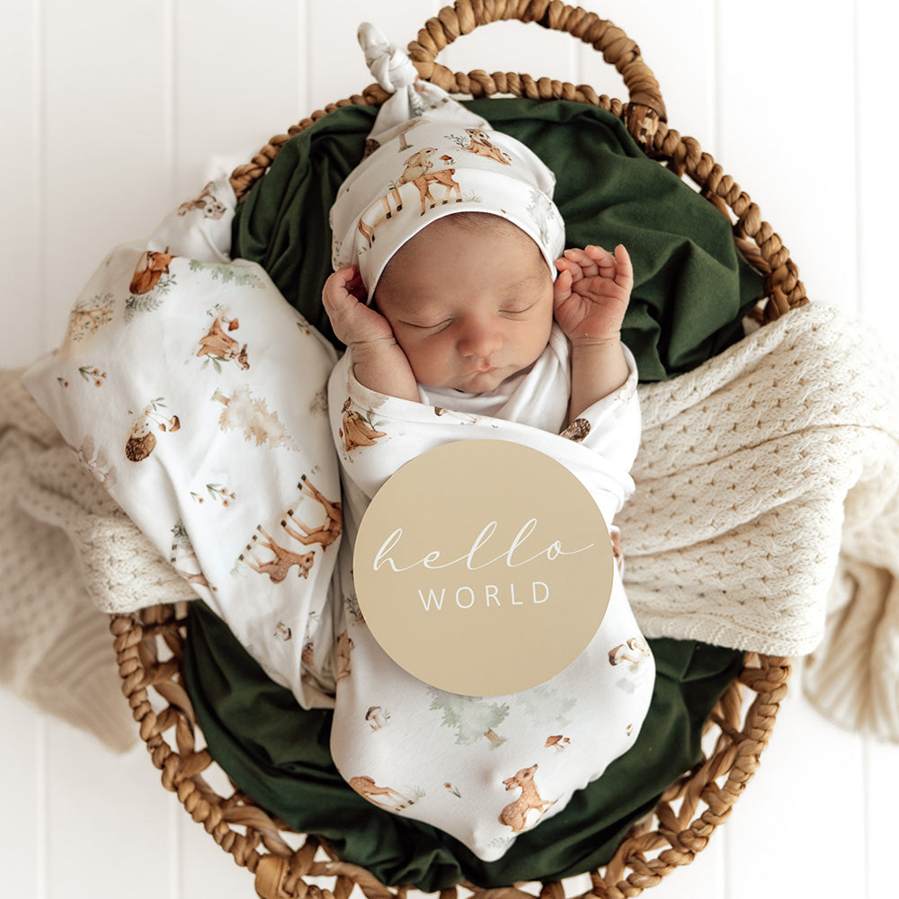 Woodland Tales & Pebble Reversible Milestone Cards - View 4