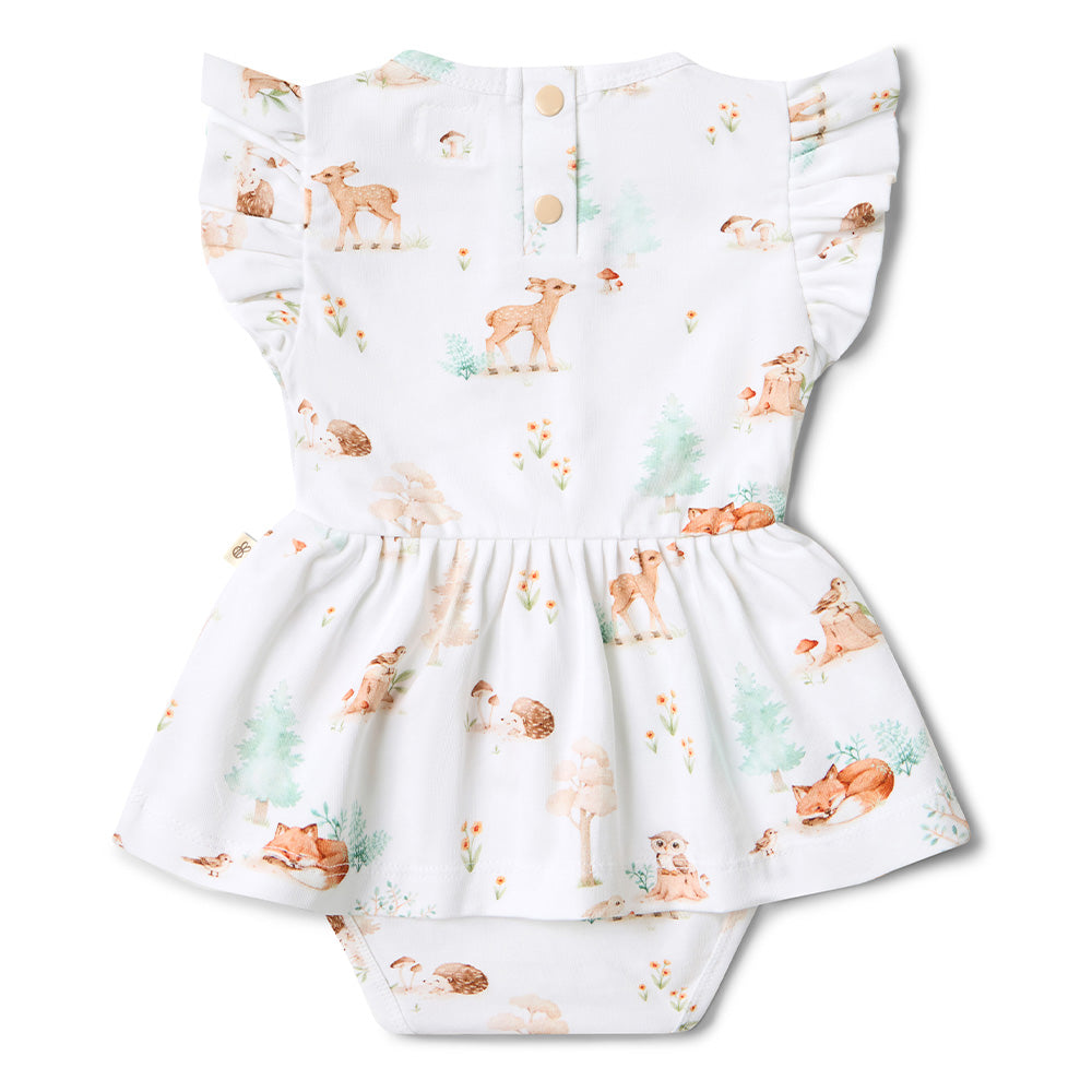 Woodland Tales Short Sleeve Organic Dress - View 15